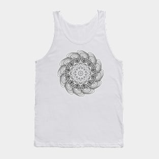 Mandala #22 Hearts and Scallops Tank Top